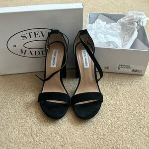Steve Madden Carson Black Suede Heel